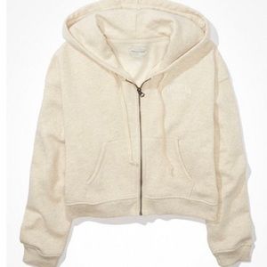 AE cropped fleece jacket